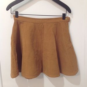 American apparel corduroy circle skirt